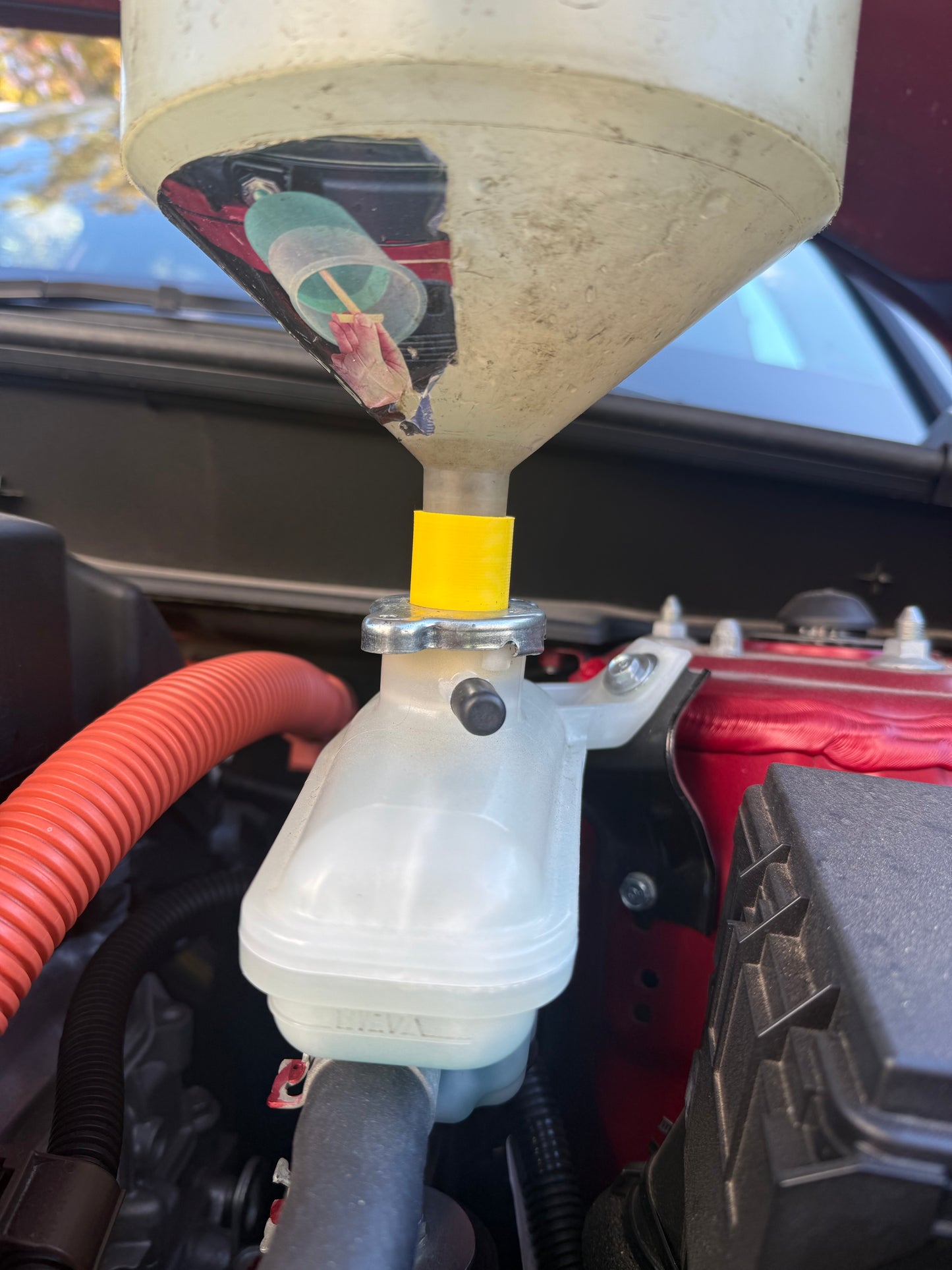 No Spill Coolant Funnel Adapter