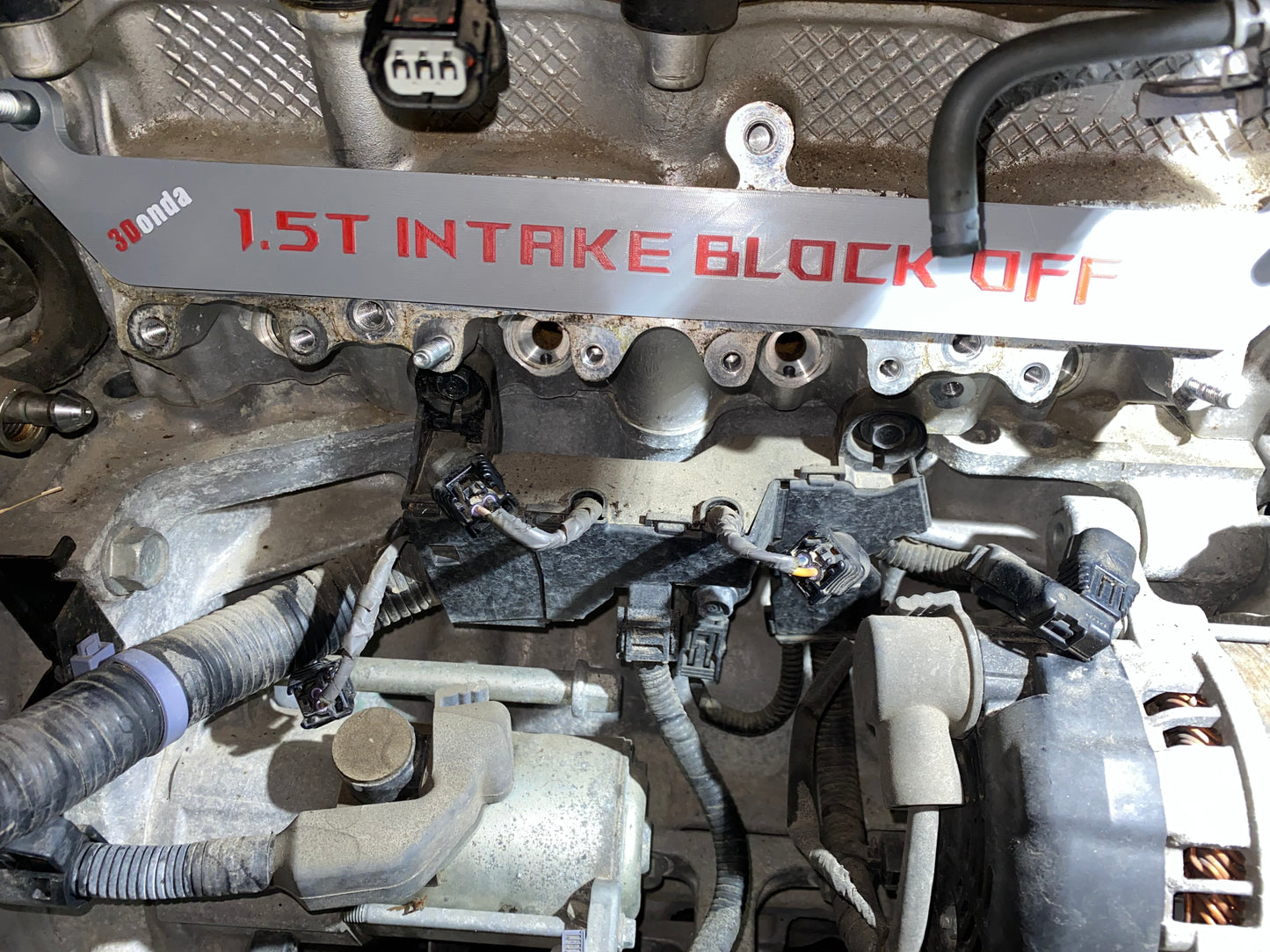 1.5T Intake Block Off Plate