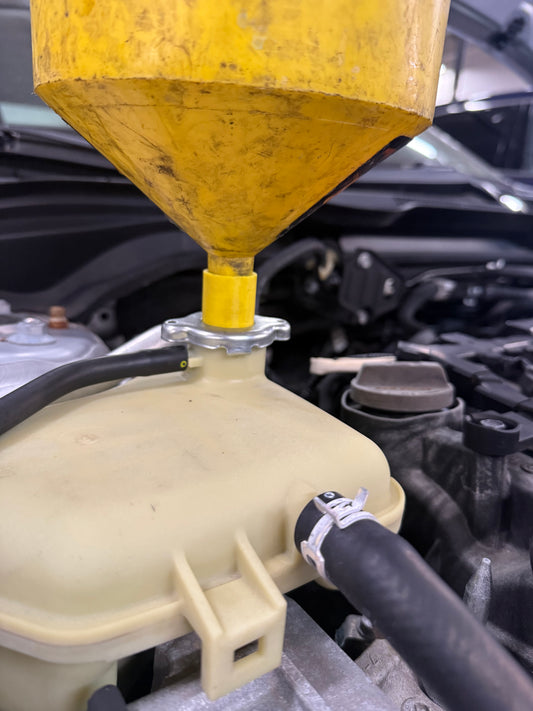 No Spill Coolant Funnel Adapter