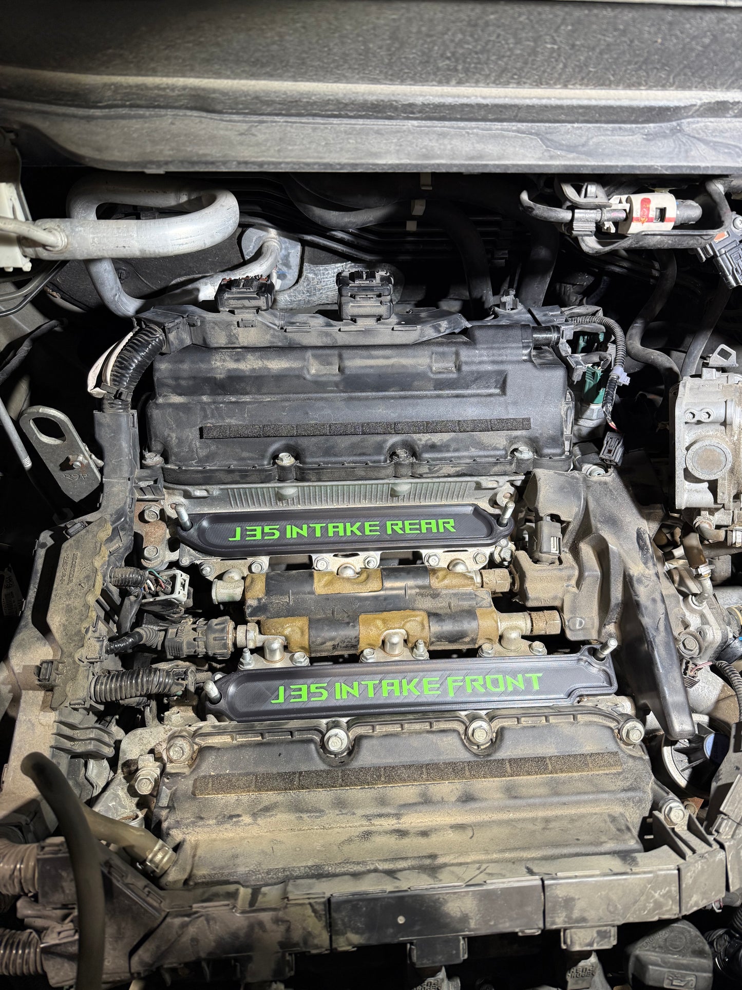 J35 V6 Earth Dream Lower Intake Port Covers